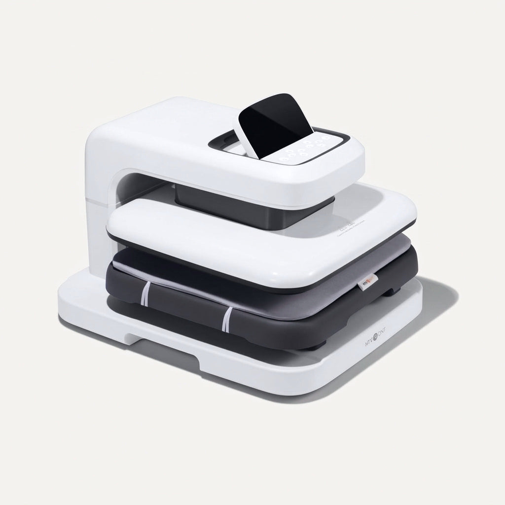 HTVRONT Auto Heat Press 2 i vitt